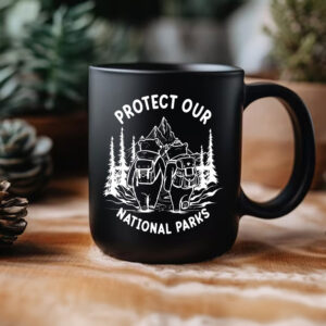 Protect Our National Parks Defund Doge Parks Not Profits, Resist Save Our Parks Bear Mug