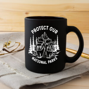 Protect Our National Parks Defund Doge Parks Not Profits, Resist Save Our Parks Bear Mug