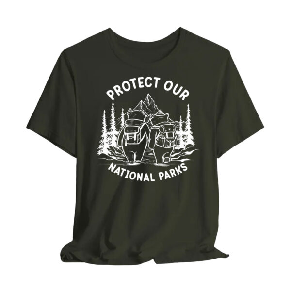 Protect Our National Parks Defund Doge Parks Not Profits, Resist Save Our Parks Bear T-Shirt