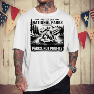 Protect Our National Parks -Defund Doge ,Parks, Not Profits T-Shirt