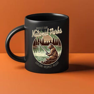 Protect Our National Parks, Explore, Respect, Resist Mug