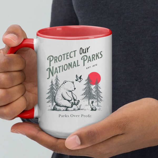 Protect Our National Parks, Parks Over Profit EST 1872 Mug