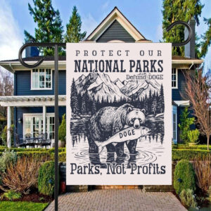 Protect Our National Parks, Resist Anti Trump Flag