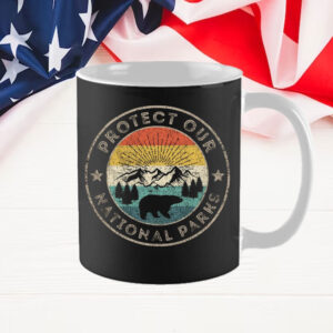 Protect Our National Parks Retro Hiking Mug