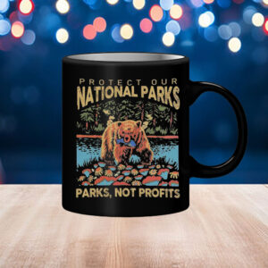 Protect Our National parks Subtle Resist Bear Mug