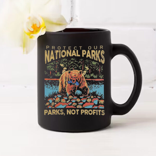 Protect Our National parks Subtle Resist Bear Mug