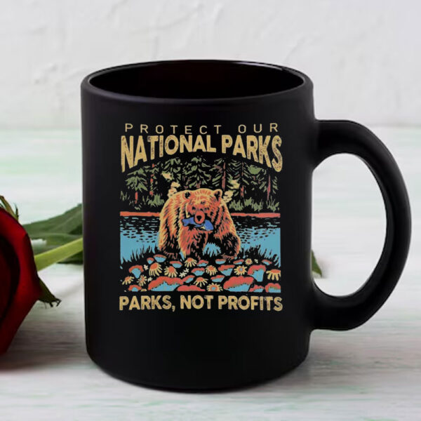 Protect Our National parks Subtle Resist Bear Mug