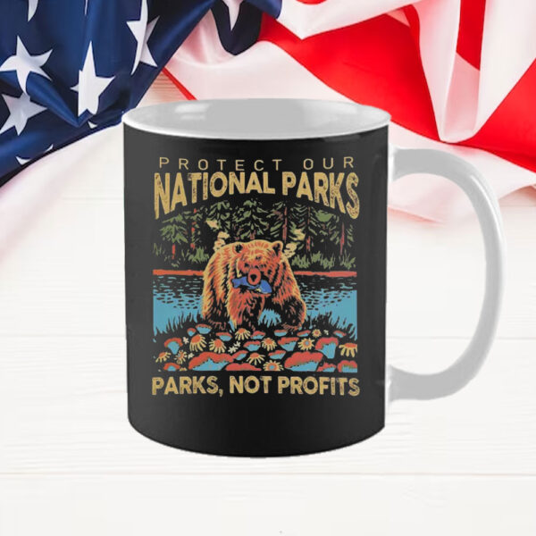 Protect Our National parks Subtle Resist Bear Mug