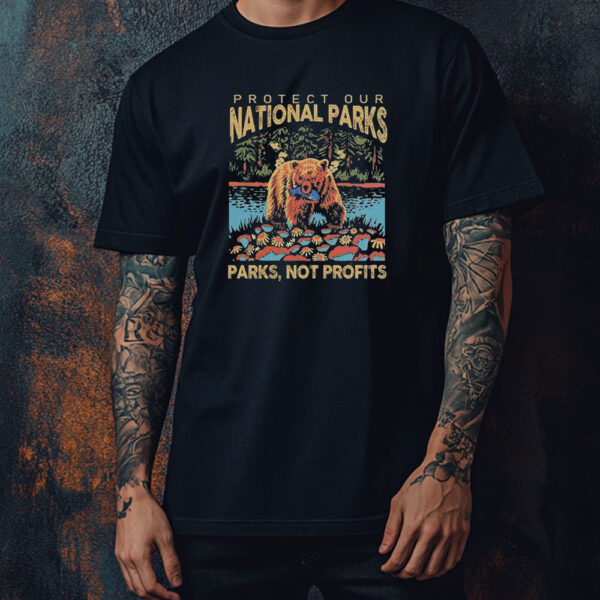 Protect Our National parks Subtle Resist Bear T-Shirts