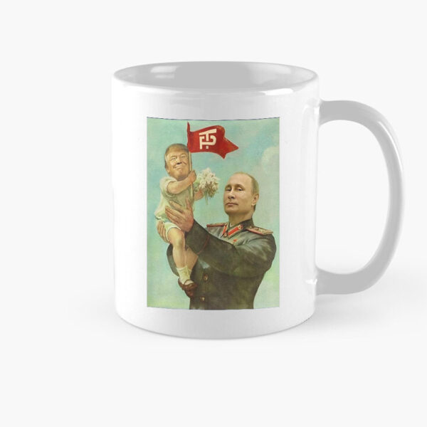 Putin Holding Baby Trump, Resist Anti Trump Mug