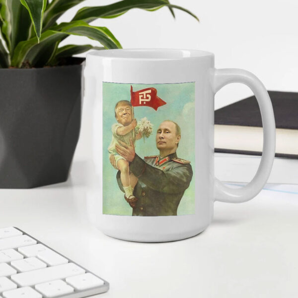 Putin Holding Baby Trump, Resist Anti Trump Mug