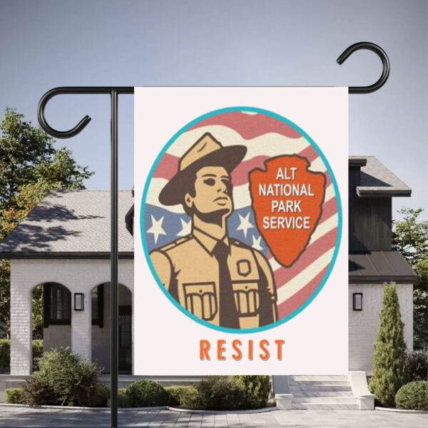 RESIST alt gov national park Flag