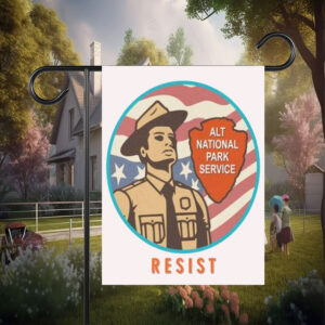 RESIST alt gov national park Flag