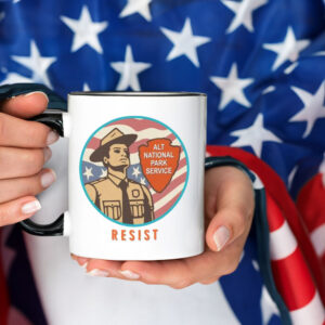 RESIST alt gov national park Mug