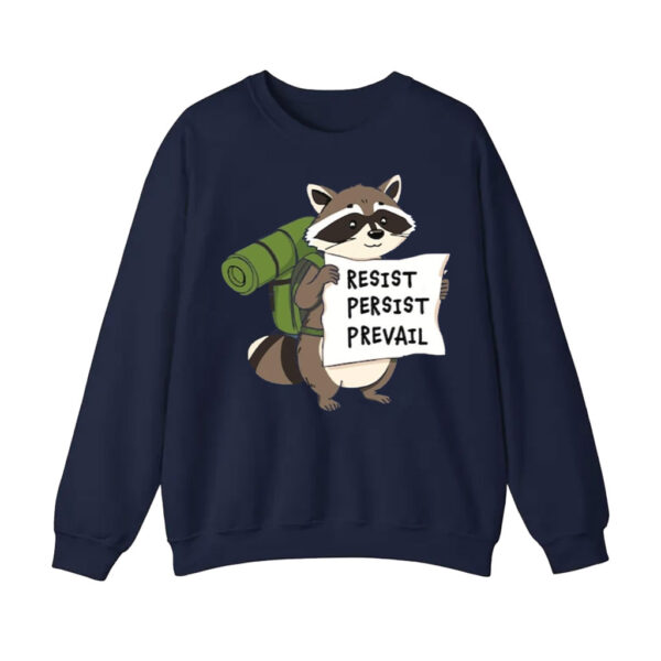 Raccoon Resist Persist Prevail T-Shirt