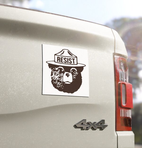 Resist Bear 2025 Car Magnets