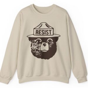 Resist Bear Crewneck Sweatshirt