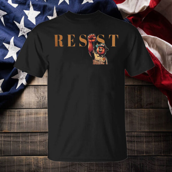 Resist Bear Graphic T-Shirt