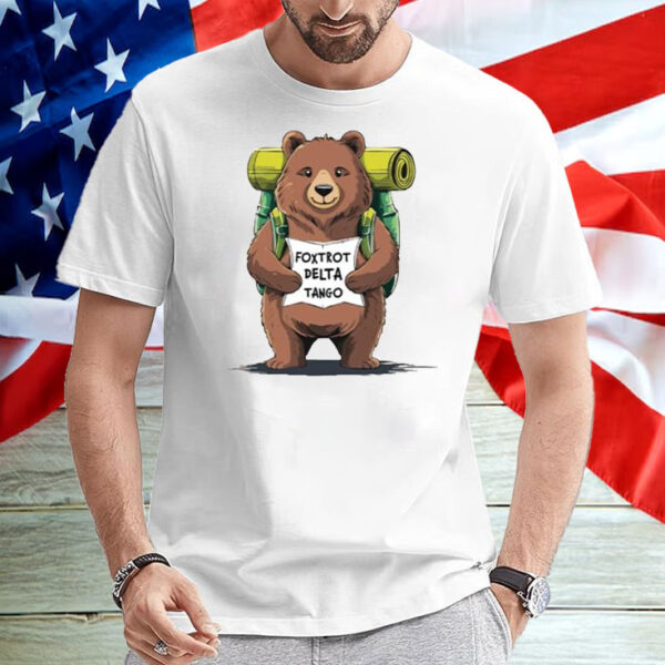 Resist Bear Shirt Foxtrot Delta Tango Anti Trump, National Parks T-Shirt