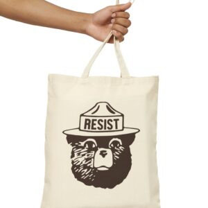 Resist Bear Tote Bag