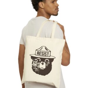 Resist Bear Tote Bag