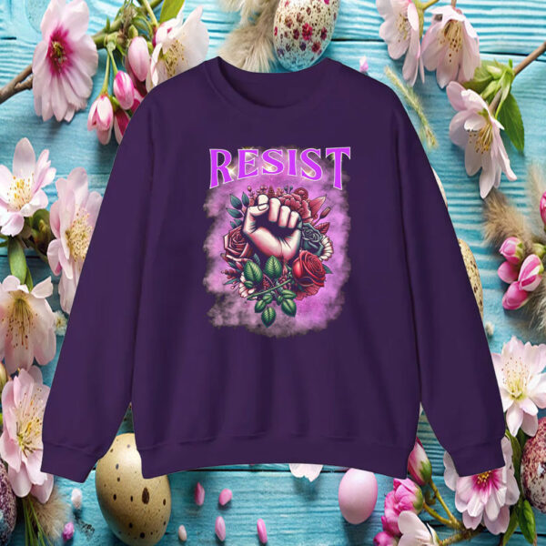 Resist Fist Floral T-Shirt