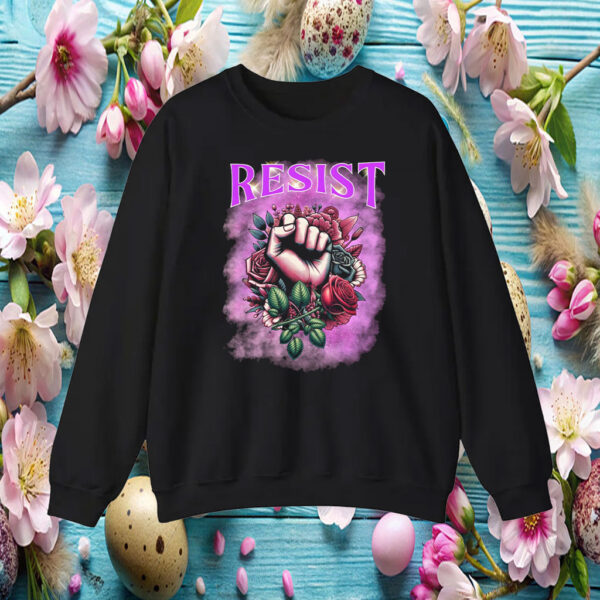 Resist Fist Floral T-Shirt