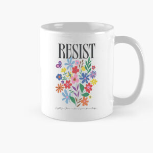 Resist Flowers Mug