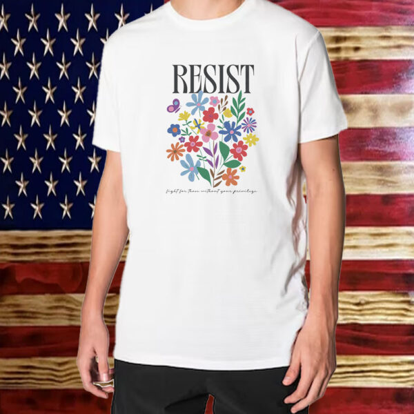 Resist Flowers T-Shirt