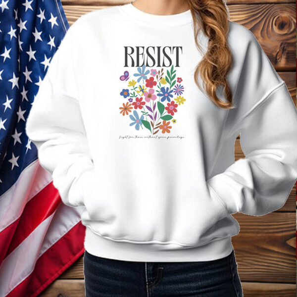 Resist Flowers T-Shirt