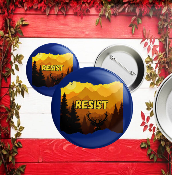 Resist National Parks FDT Trump Button