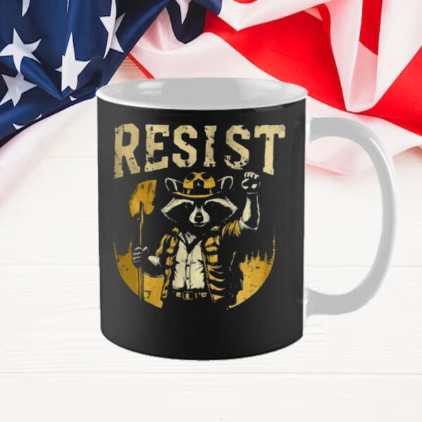 Resist Raccoon Mug