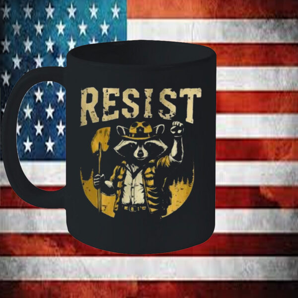 Resist Raccoon Mug