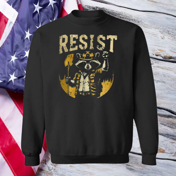 Resist Raccoon T-Shirt