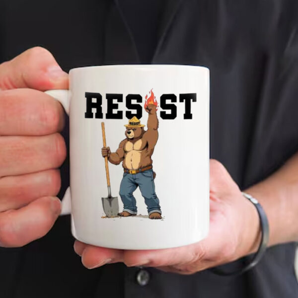 Resist Smokey Bear, National Parks, Protect Our National Parks Mug