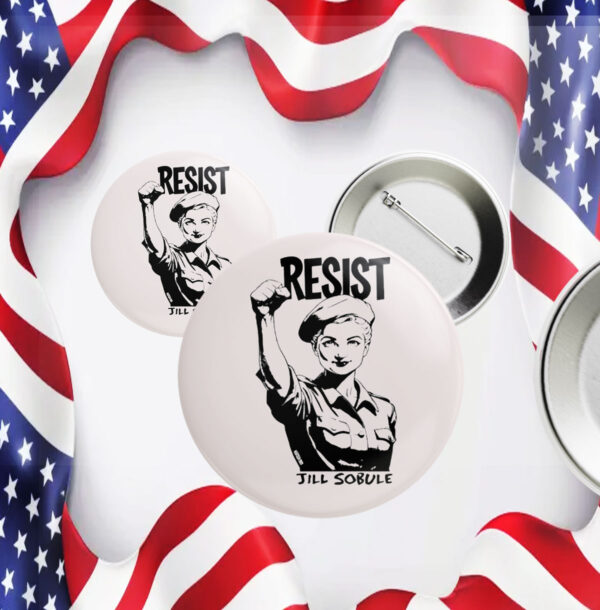 Resist jill sobule Button