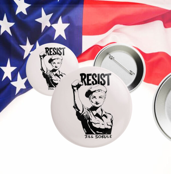 Resist jill sobule Button