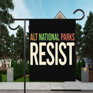 Retro ALT National Parks Resist This Land Is Our Land Flag