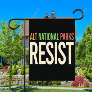 Retro ALT National Parks Resist This Land Is Our Land Flag