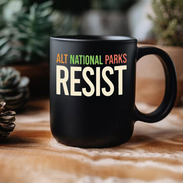 Retro ALT National Parks Resist This Land Is Our Land Mug