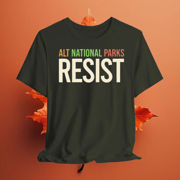 Retro ALT National Parks Resist This Land Is Our Land T-Shirt