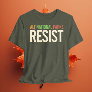 Retro ALT National Parks Resist This Land Is Our Land T-Shirt