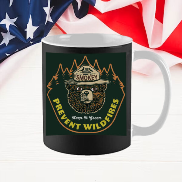 Smokey Bear Keep It Green Prevent Wildfires Bear Resist Mug