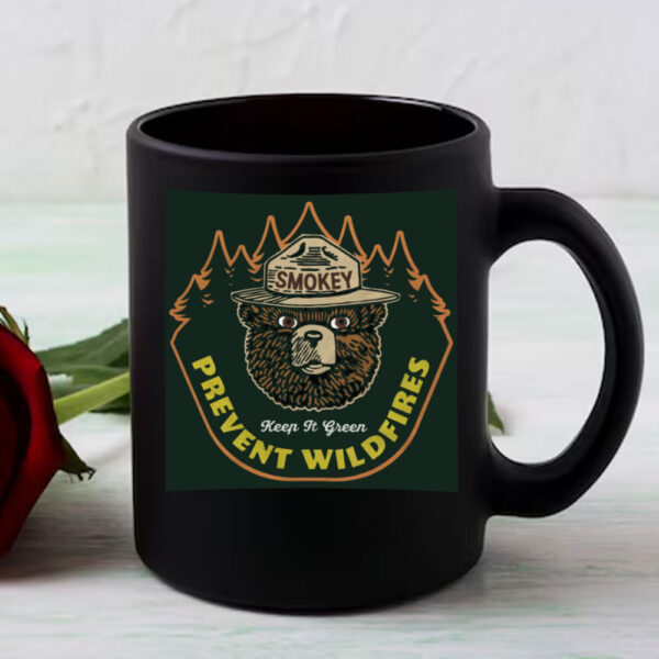 Smokey Bear Keep It Green Prevent Wildfires Bear Resist Mug