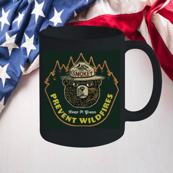 Smokey Bear Keep It Green Prevent Wildfires Bear Resist Mug