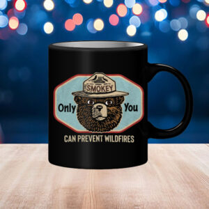 Smokey Bear Only You Can Prevent Wildfires Resist Bear Mug