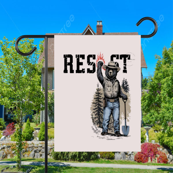 Smokey Bear Resist, Environmental Activism Flag