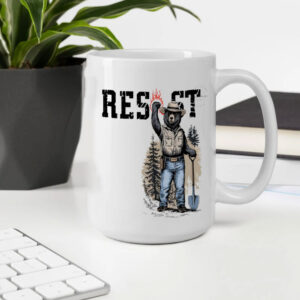 Smokey Bear Resist, Environmental Activism Mug