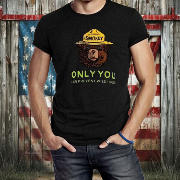 Smokey Bear Resist, Only ou Can Prevent Wildfires T-Shirt