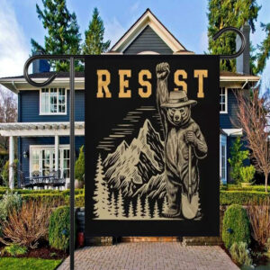 Smokey Bear Resist, Parks Over Profit Granola Flag